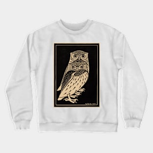 Two Owls by  Julie de Graag Crewneck Sweatshirt